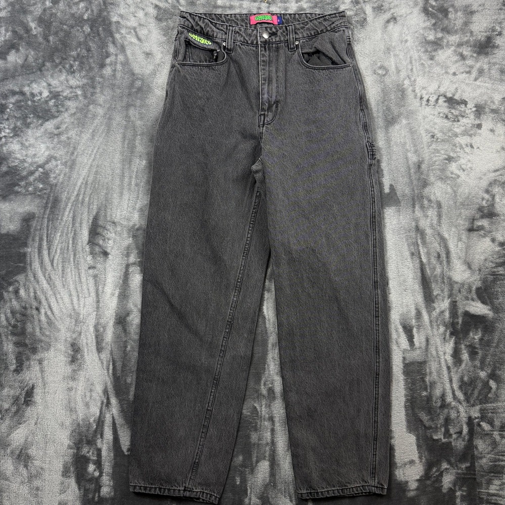 Empyre Tori Carpenter Jeans Womens Size 8 Black Washed Baggy Skate Pants